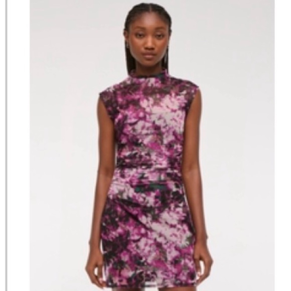 Abercrombie & Fitch mesh Paloma mini dress size medium petite